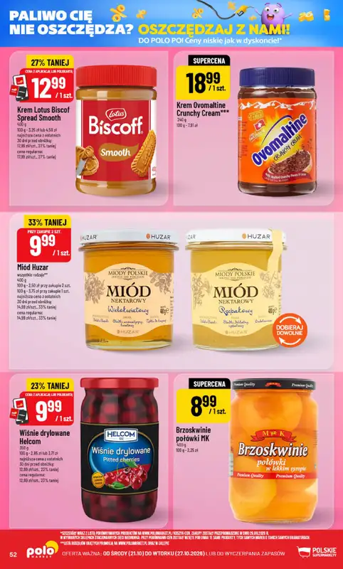 POLOmarket - gazetka promocyjna Gazetka od środy 21.10 do wtorku 27.10 - strona 52