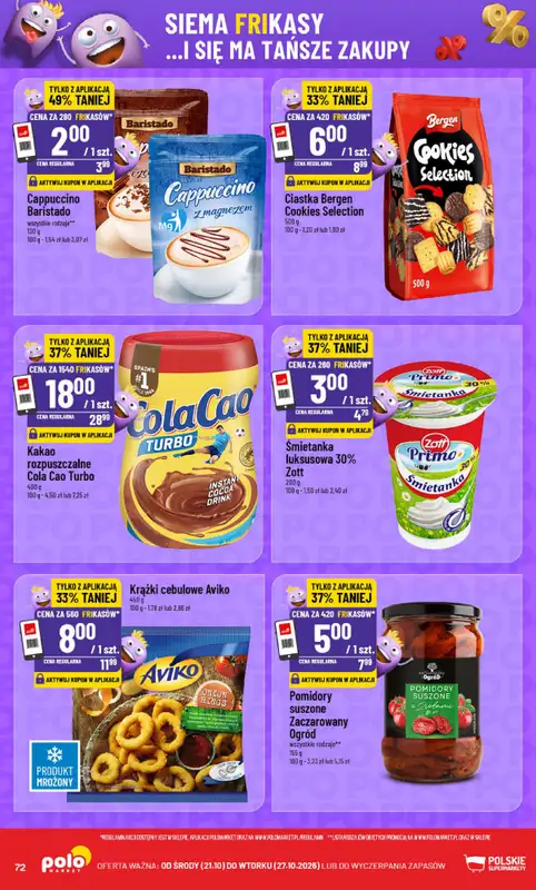 POLOmarket - gazetka promocyjna Gazetka od środy 21.10 do wtorku 27.10 - strona 72