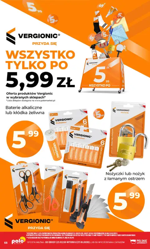 POLOmarket - gazetka promocyjna Gazetka od środy 21.10 do wtorku 27.10 - strona 68