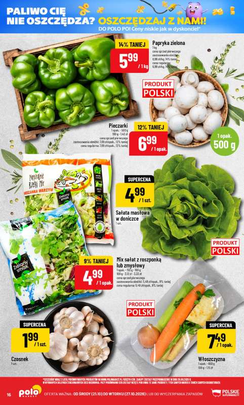 POLOmarket - gazetka promocyjna Gazetka od środy 21.10 do wtorku 27.10 - strona 16