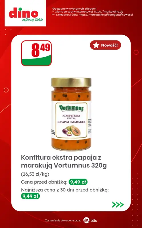 Dino - gazetka promocyjna Nowości w Dino! od środy 21.10  - strona 7