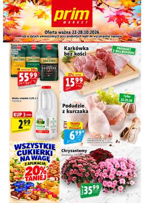 Prim Market - gazetka promocyjna Gazetka od czwartku 22.10 do środy 28.10
