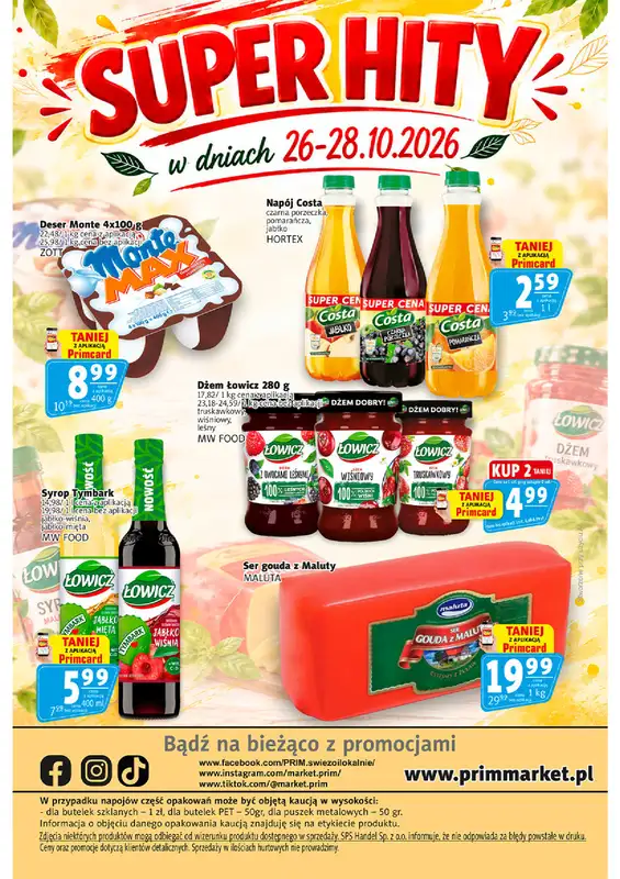 Prim Market - gazetka promocyjna Gazetka od czwartku 22.10 do środy 28.10 - strona 16