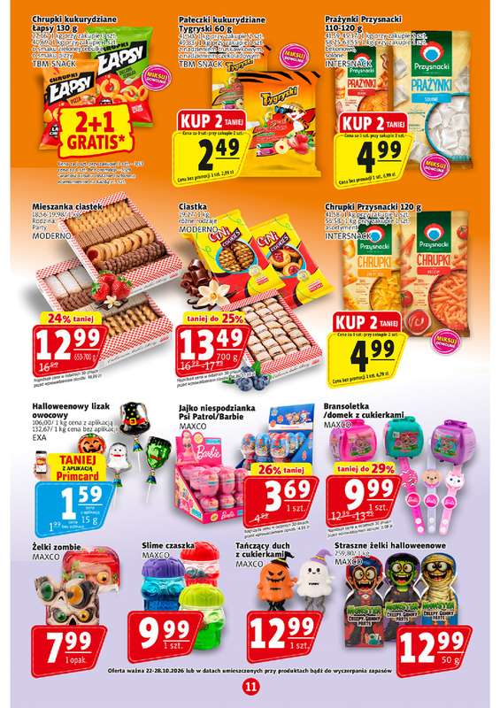 Prim Market - gazetka promocyjna Gazetka od czwartku 22.10 do środy 28.10 - strona 11