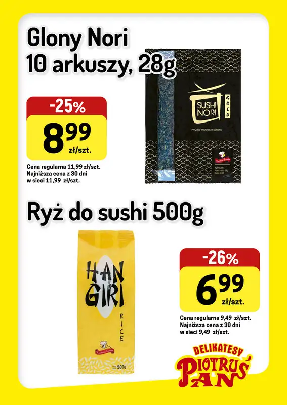 Delikatesy Piotruś Pan - gazetka promocyjna Plakaty promocyjne od środy 21.10 do środy 28.10 - strona 3