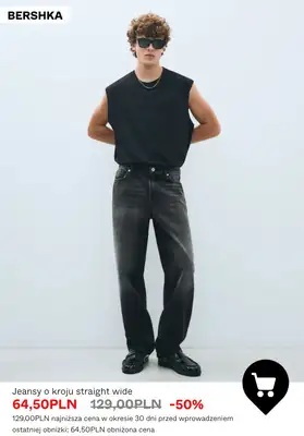 Bershka - gazetka promocyjna PROMOCJE: jeansy męskie od czwartku 22.10  - strona 2