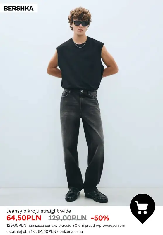 Bershka - gazetka promocyjna PROMOCJE: jeansy męskie od czwartku 22.10  - strona 2