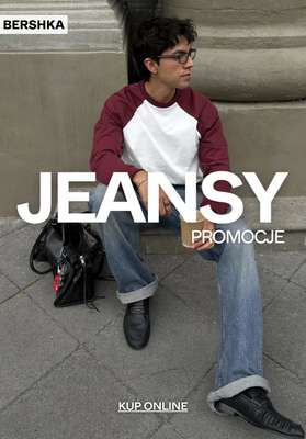 Bershka - gazetka promocyjna PROMOCJE: jeansy męskie od czwartku 22.10 