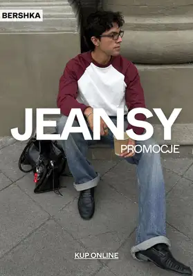 Bershka - gazetka promocyjna PROMOCJE: jeansy męskie od czwartku 22.10 