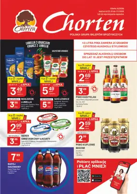 Chorten - gazetka promocyjna Gazetka Lubelskie Radom Market od czwartku 22.10 do niedzieli 01.11