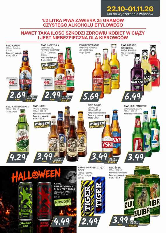 Słoneczko - gazetka promocyjna Gazetka od czwartku 22.10 do niedzieli 01.11 - strona 10