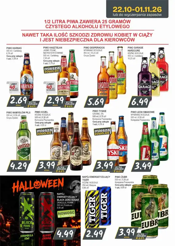 Słoneczko - gazetka promocyjna Gazetka od czwartku 22.10 do niedzieli 01.11 - strona 10