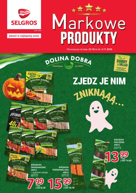 Selgros - gazetka promocyjna Katalog Markowe Produkty od czwartku 22.10 do środy 04.11