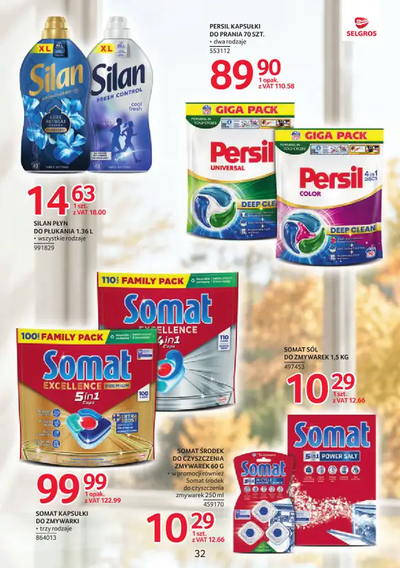 Selgros - gazetka promocyjna Katalog Markowe Produkty od czwartku 22.10 do środy 04.11 - strona 32