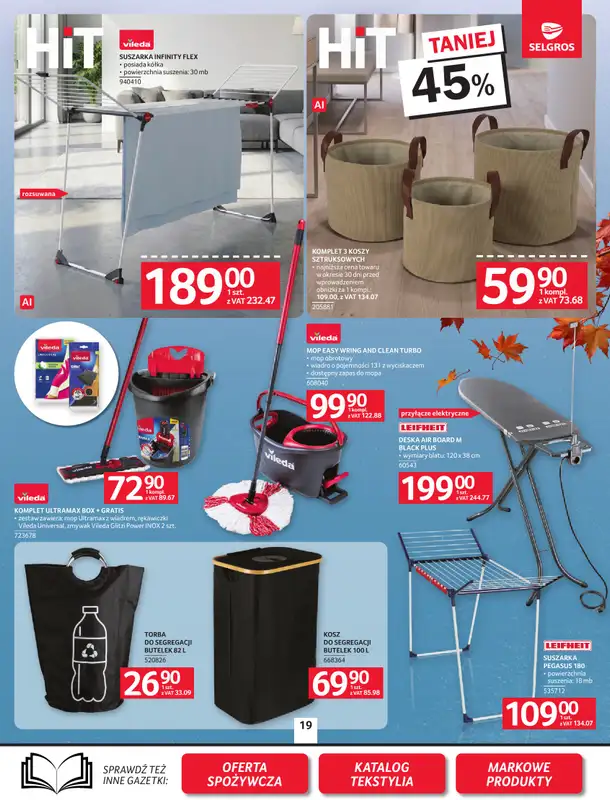 Selgros - gazetka promocyjna Oferta przemysłowa od czwartku 22.10 do środy 04.11 - strona 21
