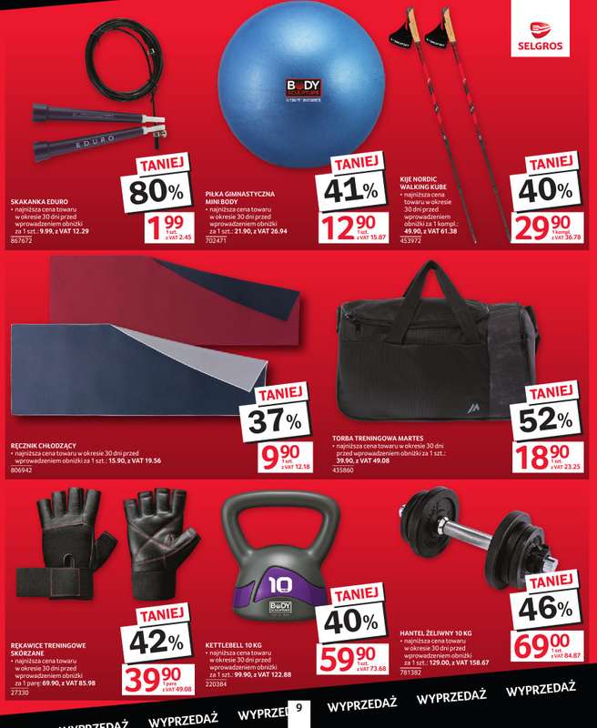 Selgros - gazetka promocyjna Wielka wyprzedaż od czwartku 22.10 do soboty 24.10 - strona 9