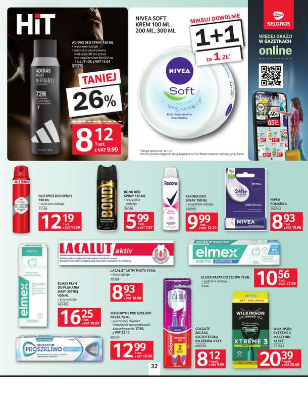Selgros - gazetka promocyjna Oferta spożywcza od czwartku 22.10 do środy 04.11 - strona 32
