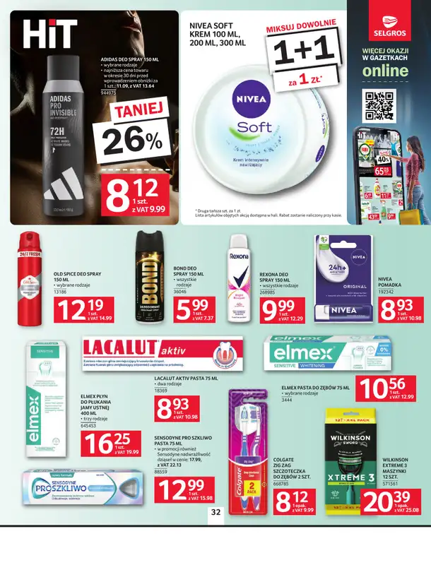 Selgros - gazetka promocyjna Oferta spożywcza od czwartku 22.10 do środy 04.11 - strona 32
