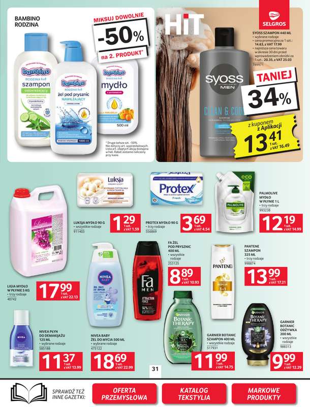 Selgros - gazetka promocyjna Oferta spożywcza od czwartku 22.10 do środy 04.11 - strona 31