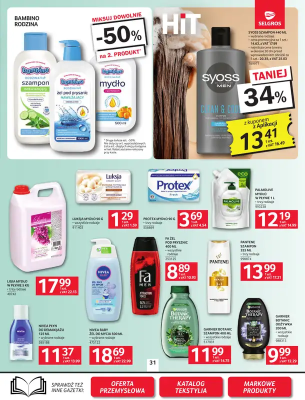 Selgros - gazetka promocyjna Oferta spożywcza od czwartku 22.10 do środy 04.11 - strona 31