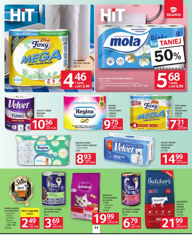 Selgros - gazetka promocyjna Oferta spożywcza od czwartku 22.10 do środy 04.11 - strona 34