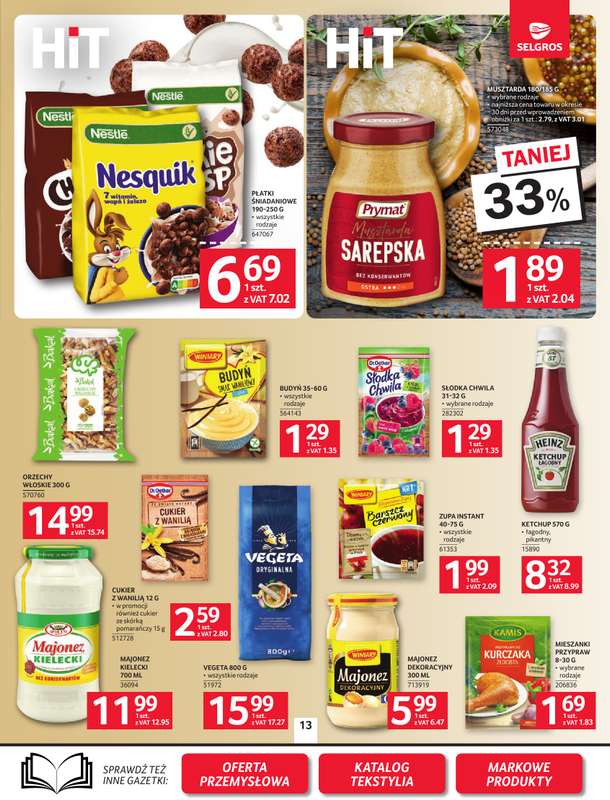 Selgros - gazetka promocyjna Oferta spożywcza od czwartku 22.10 do środy 04.11 - strona 13