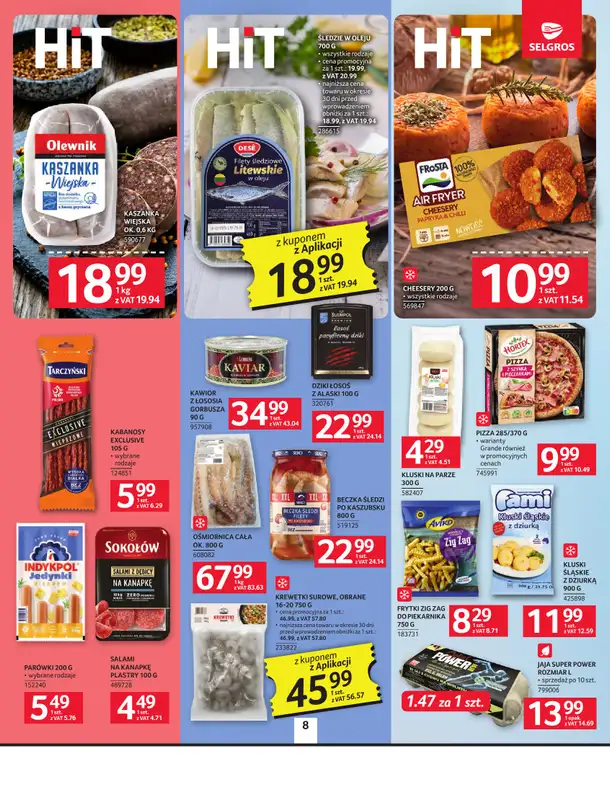 Selgros - gazetka promocyjna Oferta spożywcza od czwartku 22.10 do środy 04.11 - strona 8