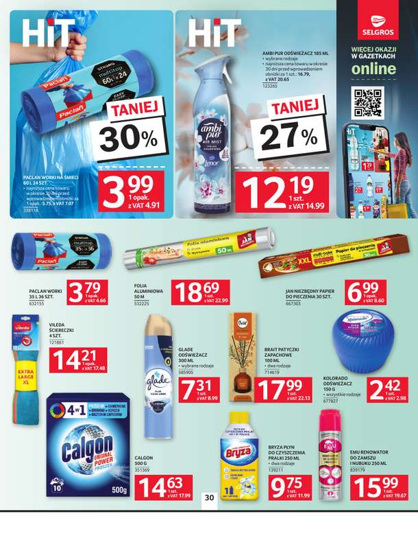 Selgros - gazetka promocyjna Oferta spożywcza od czwartku 22.10 do środy 04.11 - strona 30