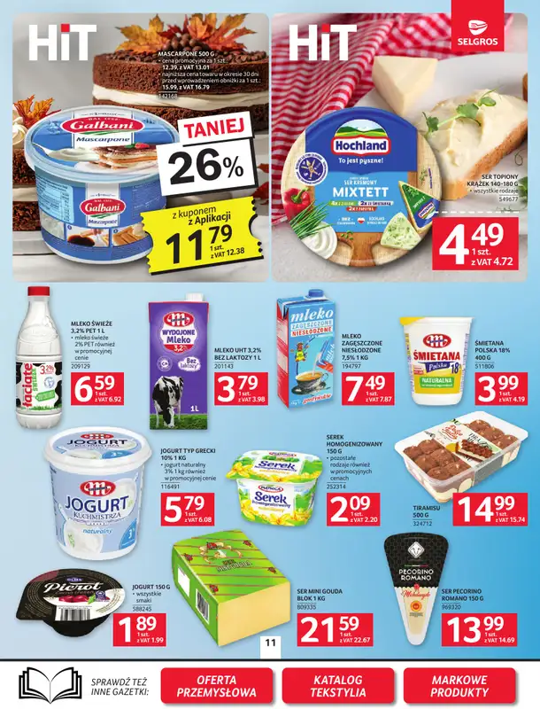 Selgros - gazetka promocyjna Oferta spożywcza od czwartku 22.10 do środy 04.11 - strona 11