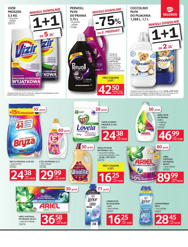 Selgros - gazetka promocyjna Oferta spożywcza od czwartku 22.10 do środy 04.11 - strona 28