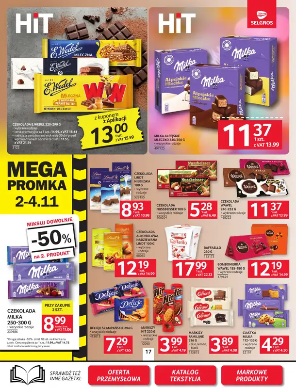 Selgros - gazetka promocyjna Oferta spożywcza od czwartku 22.10 do środy 04.11 - strona 17