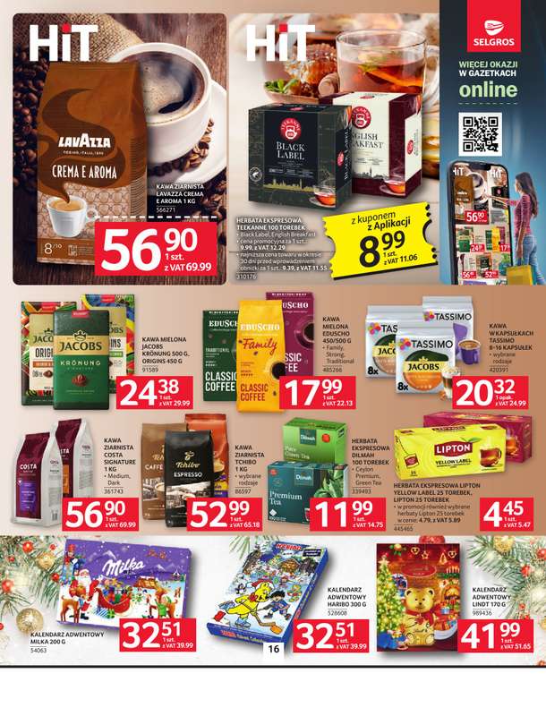 Selgros - gazetka promocyjna Oferta spożywcza od czwartku 22.10 do środy 04.11 - strona 16