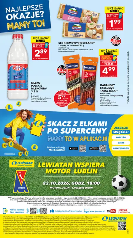LEWIATAN - gazetka promocyjna Mamy TO w Lewiatanie – woj. lubelskie od czwartku 22.10 do soboty 31.10 - strona 16