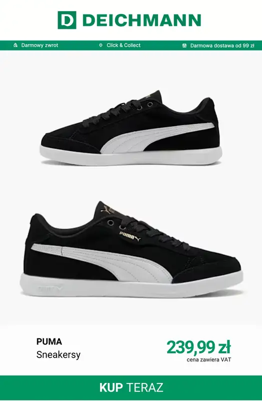 Deichmann - gazetka promocyjna Sneakersy damskie Puma od czwartku 22.10  - strona 2