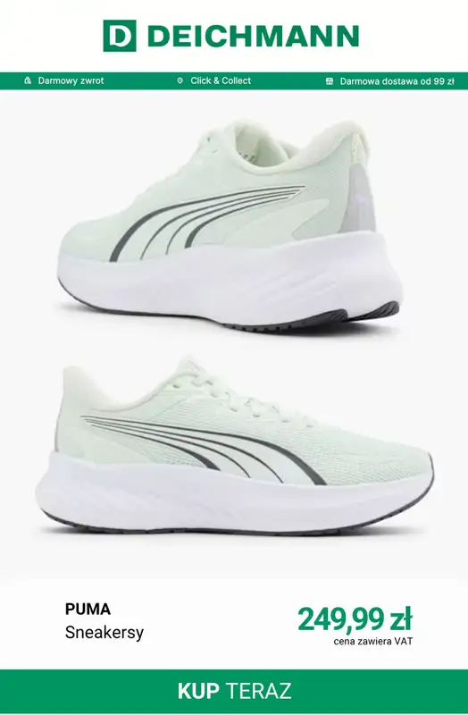 Deichmann - gazetka promocyjna Sneakersy damskie Puma od czwartku 22.10  - strona 9
