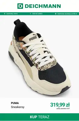 Deichmann - gazetka promocyjna Sneakersy damskie Puma od czwartku 22.10  - strona 12