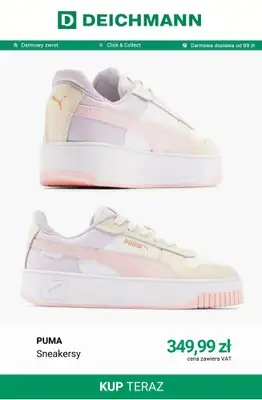 Deichmann - gazetka promocyjna Sneakersy damskie Puma od czwartku 22.10  - strona 7