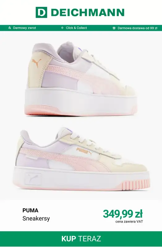 Deichmann - gazetka promocyjna Sneakersy damskie Puma od czwartku 22.10  - strona 7