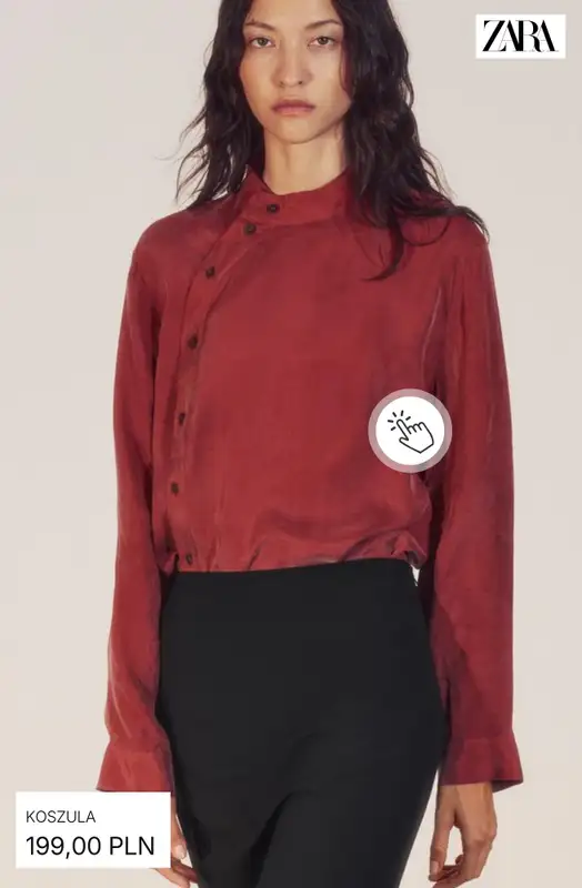 Zara - gazetka promocyjna Koszule damskie od czwartku 22.10  - strona 10