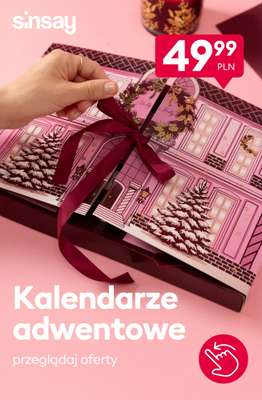 Sinsay - gazetka promocyjna Kalendarze adwentowe w supercenach! od środy 21.10 do wtorku 27.10