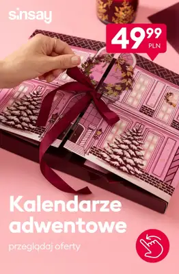 Sinsay - gazetka promocyjna Kalendarze adwentowe w supercenach! od środy 21.10 do wtorku 27.10
