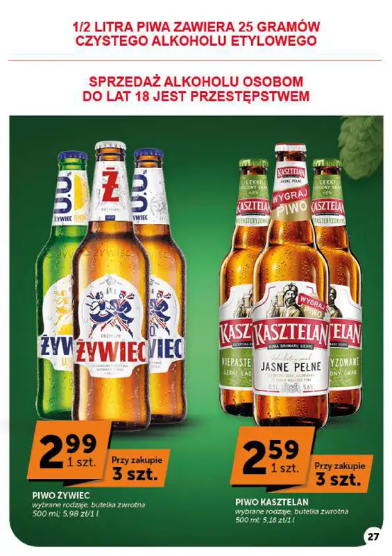 Groszek - gazetka promocyjna Gazetka Market od czwartku 22.10 do środy 28.10 - strona 27