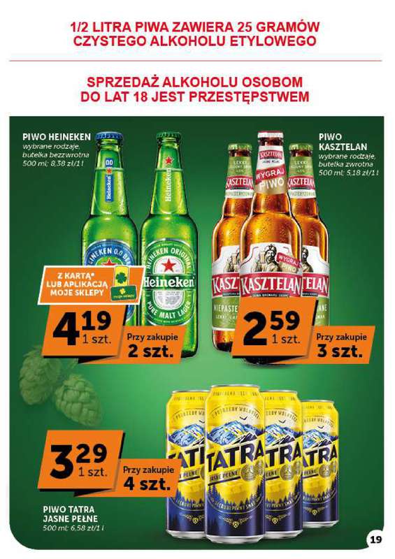 Groszek - gazetka promocyjna Gazetka Minimarket od czwartku 22.10 do środy 28.10 - strona 19