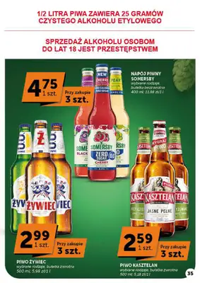 Groszek - gazetka promocyjna Gazetka Supermarket od czwartku 22.10 do środy 28.10 - strona 35
