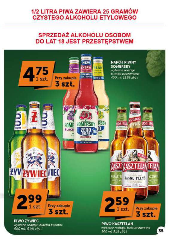 ABC - gazetka promocyjna Gazetka Supermarket od czwartku 22.10 do środy 28.10 - strona 35