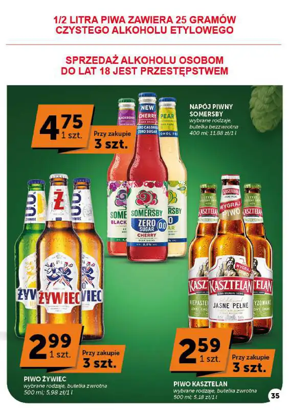 ABC - gazetka promocyjna Gazetka Supermarket od czwartku 22.10 do środy 28.10 - strona 35
