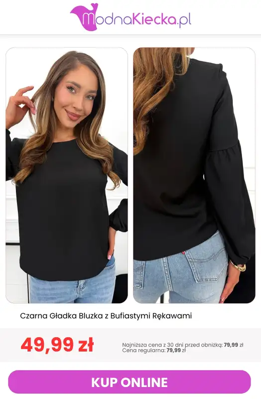 Modna Kiecka - gazetka promocyjna Promocje tygodnia od środy 21.10  - strona 9