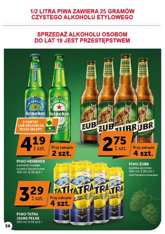 Euro Sklep - gazetka promocyjna Gazetka Supermarket od czwartku 22.10 do środy 28.10 - strona 36