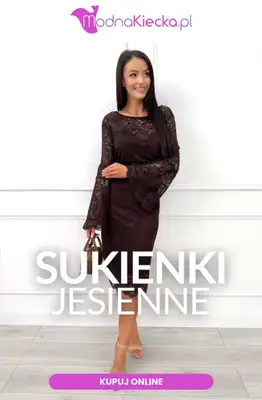 Modna Kiecka - gazetka promocyjna Sukienki jesienne od środy 21.10 