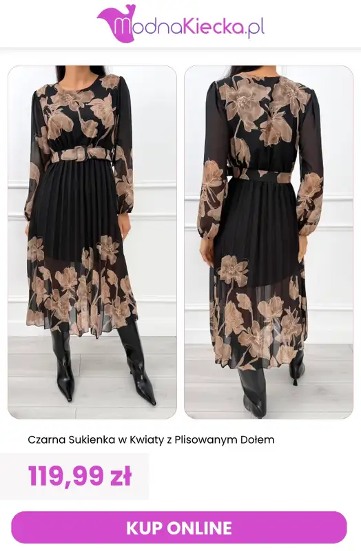 Modna Kiecka - gazetka promocyjna Sukienki jesienne od środy 21.10  - strona 5